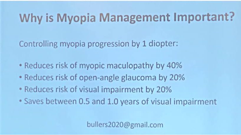 GSLS why is myopia management important